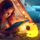 Luminaire Silicone Capybara Night Rechargeable USB Touch Sleep Night Tiktok Child Lampshade