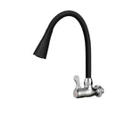 Torneira de Cozinha Flexível Preta 1/4 360° - 1 Unidade, 2 Modos de Água (Jato e Chuveiro) - Envio de São Paulo em até 12h úteis