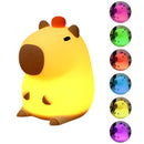 Luminaire Silicone Capybara Night Rechargeable USB Touch Sleep Night Tiktok Child Lampshade
