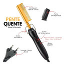 Pente Elétrico Alisador Cabelo Aquecimento Milti-fucional Prancha Alisadora