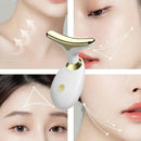Massageador Facial Ultrassônico Rejuvenescedor Recarregável para Linhas de Expressão