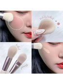 Conjunto multifuncional de 8 pincéis de maquiagem macios e fofinhos, ideais para base, blush, pó, sombra, esfumar com pincel kabuki. Ferramenta de beleza para uso diário.