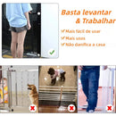 Cerca para Cães e Gatos com Porta Removível e Tela de Proteção para Animais de Estimação