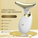Massageador Facial Ultrassônico Rejuvenescedor Recarregável para Linhas de Expressão