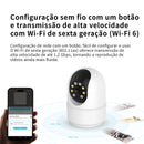 Câmera Wi-Fi 6 360° com Visão Noturna e Detecção de Pessoas