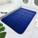 Tapete de banheiro de secagem rápida, superabsorvente, com espuma viscoelástica, antiderrapante, para chuveiro, porta de entrada e vaso sanitário.