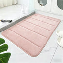 Tapete de banheiro de secagem rápida, superabsorvente, com espuma viscoelástica, antiderrapante, para chuveiro, porta de entrada e vaso sanitário.