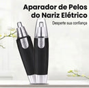 Kit aparador de pelos do nariz 3 em 1, barbeador elétrico profissional para orelhas, pescoço e sobrancelhas, ferramenta versátil para remoção de pelos faciais, ideal para homens e mulheres.